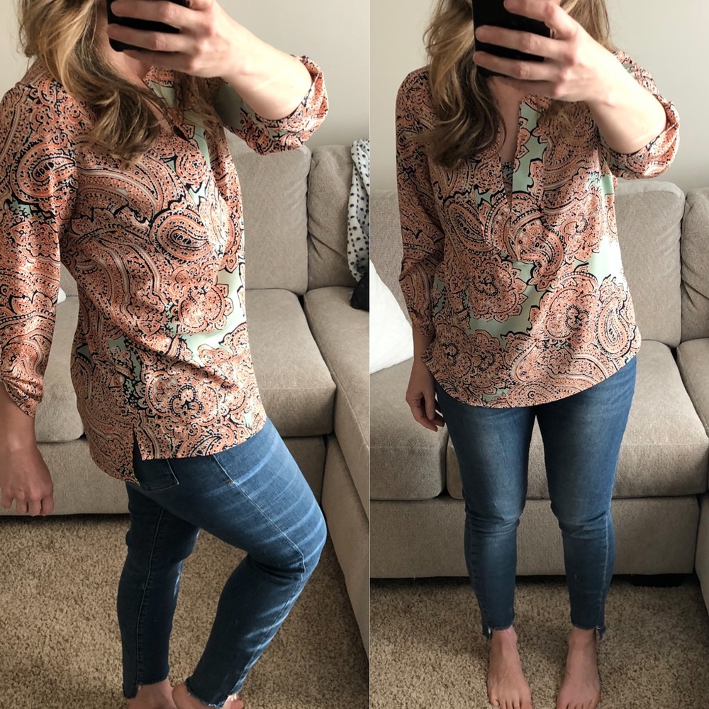 The limited high low blouse shirt Medium
